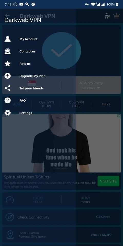 Darkweb VPN screenshot 4