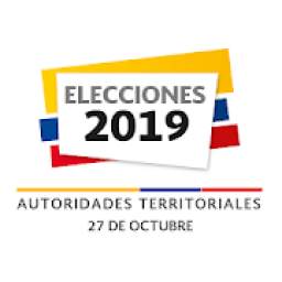Elecciones Autoridades Territoriales Colombia 2019