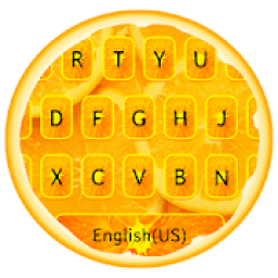 Fresh Orange Typewriter-Fruit Keyboard आइकन