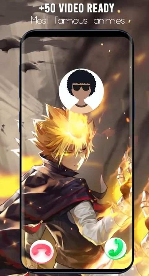 Call Color Anime Screen Themes - Flash Launcher स्क्रीनशॉट 5
