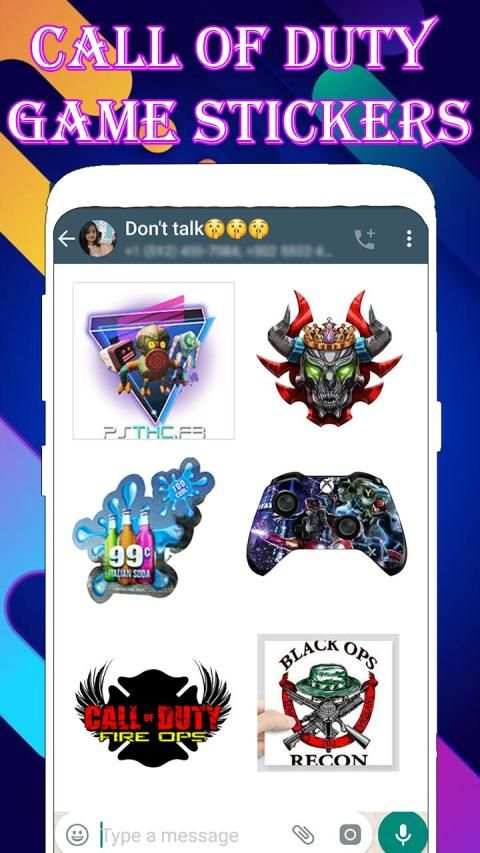 WAStickerApps Call Game Stickers For Whatsapp स्क्रीनशॉट 5
