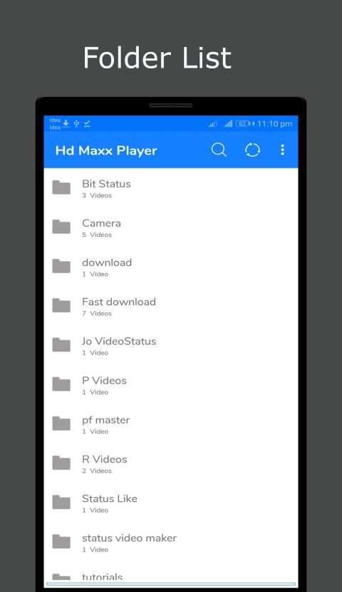 Equalizer Video Player : Video player all format screenshot 2