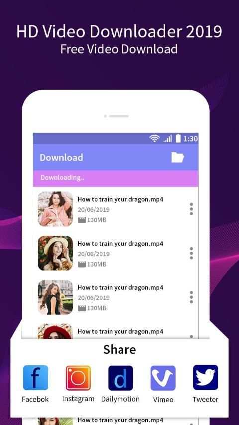 HD Video Downloader 2019 - Free Video Download screenshot 1