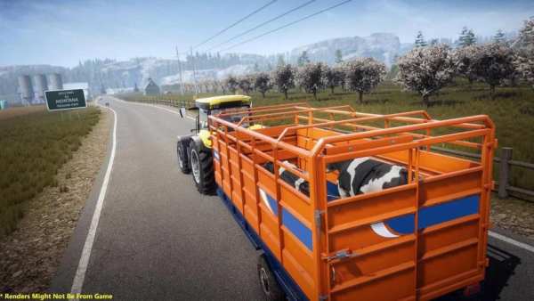 Heavy Duty Cargo Tractor Trolley screenshot 2