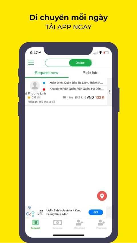 Taxify - Đặt xe tiết kiệm 50% screenshot 1