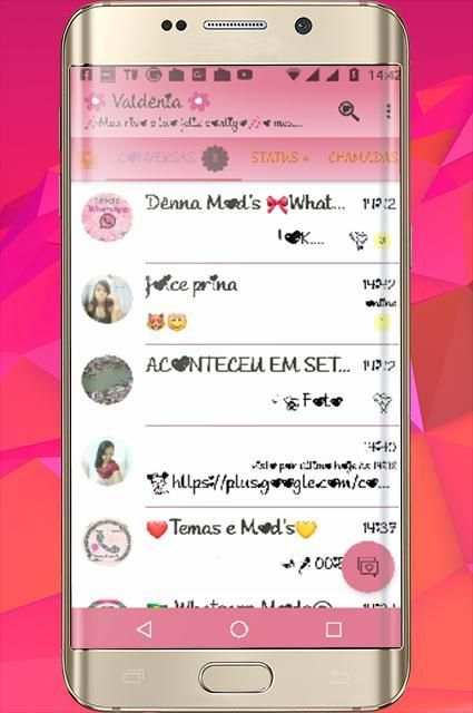 GB WA Pink Transparan Update screenshot 3