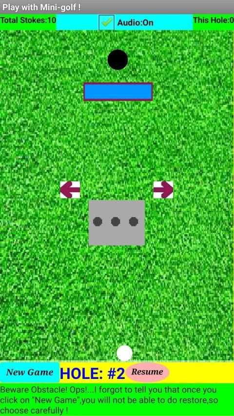 Mini Golf स्क्रीनशॉट 4