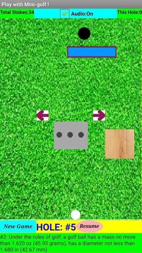 Mini Golf स्क्रीनशॉट 2