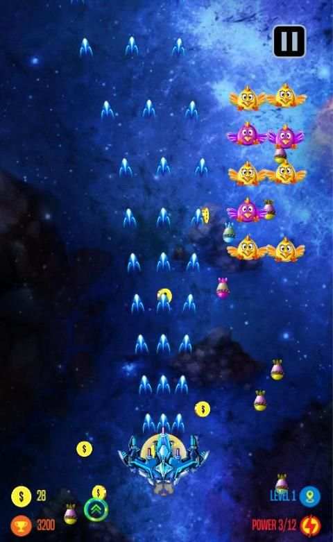Chicken Shooter Galaxy invaders स्क्रीनशॉट 5