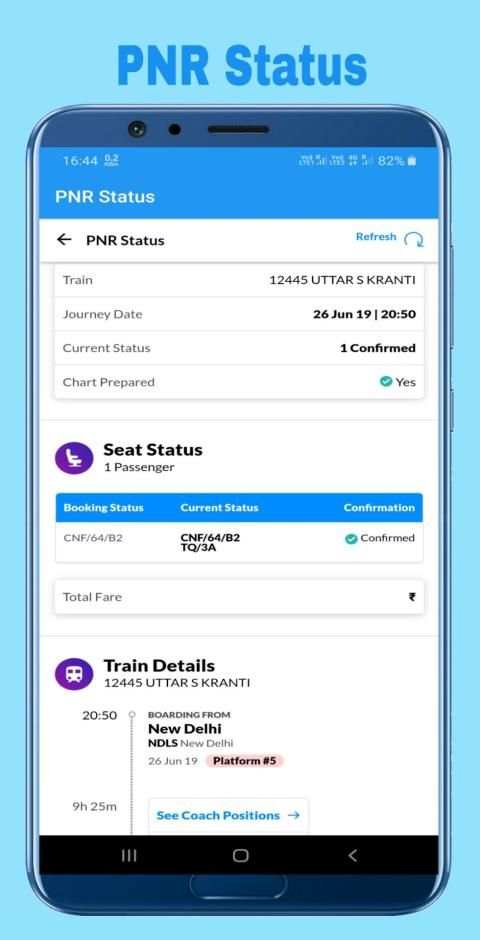 Live Train, PNR Status, IRCTC Seat & Train Enquiry screenshot 2