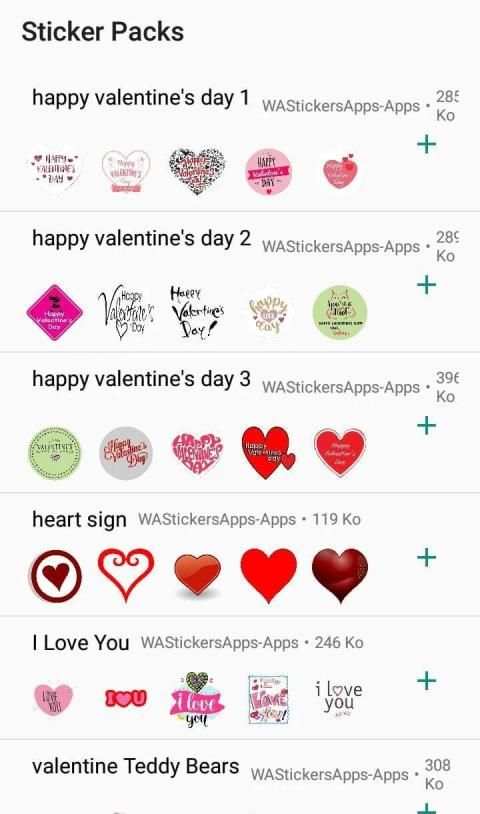 Happy Valentine's 2020 Day Stickers For WhatsApp screenshot 4