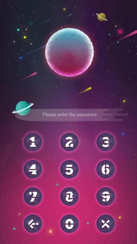 DoLock Theme Planet screenshot 3