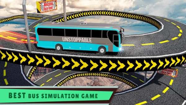 Ultimate Bus Driver: Mega Ramp uphill Challenge स्क्रीनशॉट 4