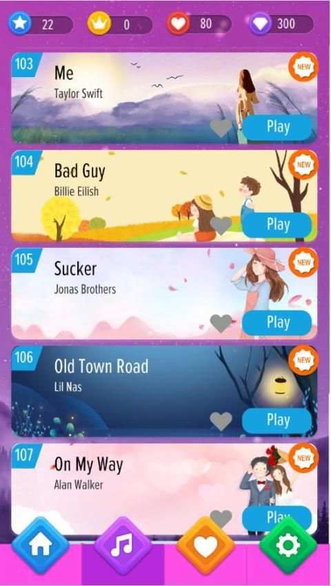 Flower Pink Piano Tiles - Girly Butterfly Songs screenshot 5