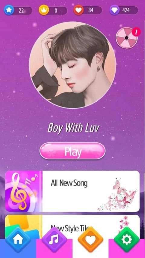 Flower Pink Piano Tiles - Girly Butterfly Songs screenshot 6