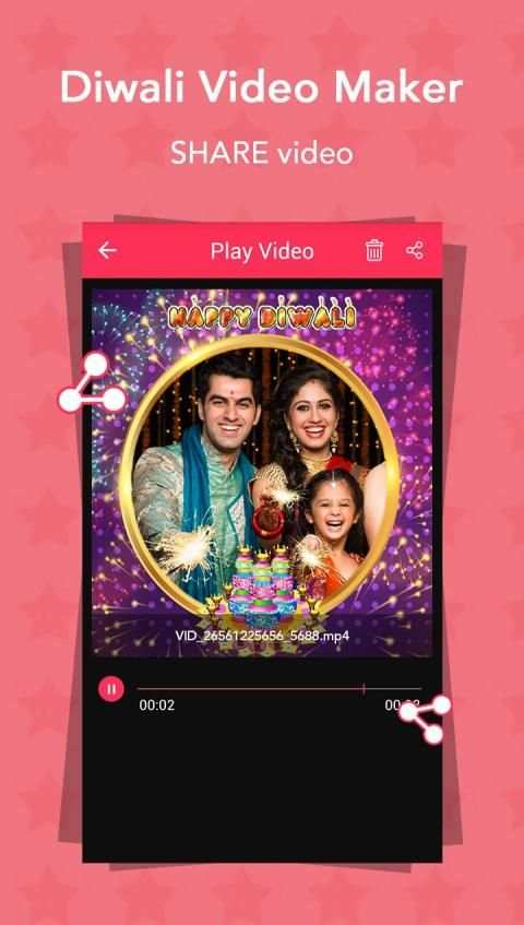 Diwali Video Maker screenshot 1