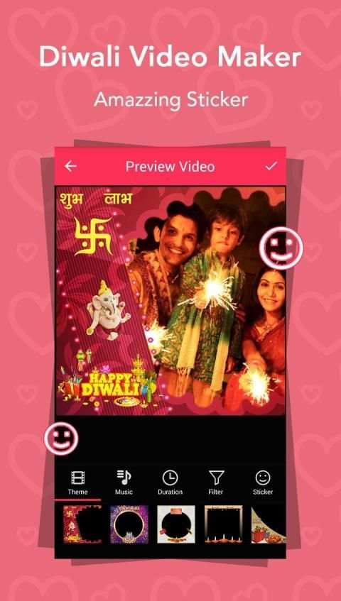 Diwali Video Maker screenshot 2