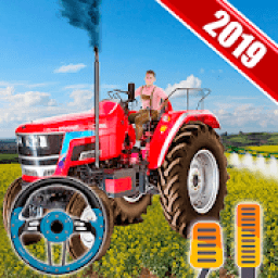 Real Tractor Drive Simulator 2019- Farming Game 3d icon