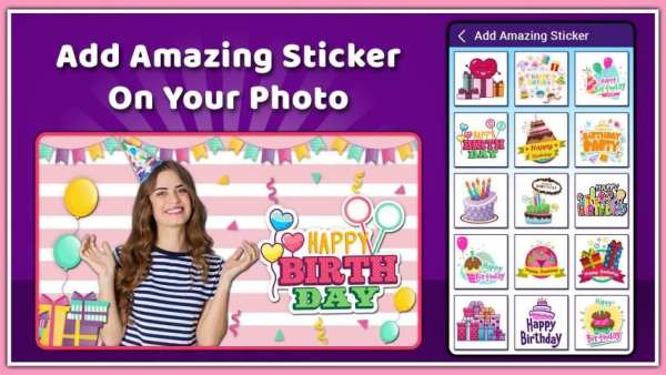 Birthday Photo Editor screenshot 4