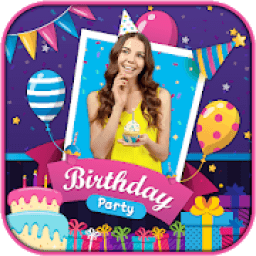Birthday Photo Editor आइकन