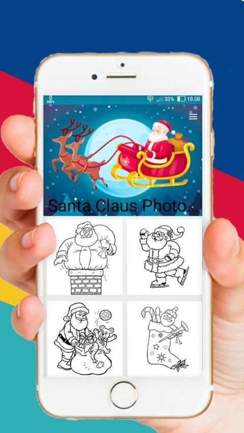 Editor Foto Sinterklas Mewarnai Semua dalam satu screenshot 1