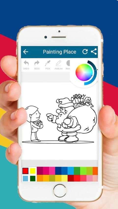 Editor Foto Sinterklas Mewarnai Semua dalam satu screenshot 6