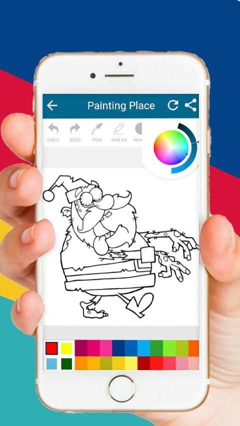Editor Foto Sinterklas Mewarnai Semua dalam satu screenshot 5