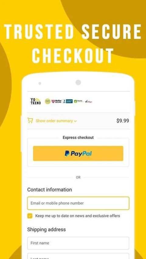 YoTrend Online Shopping App screenshot 1