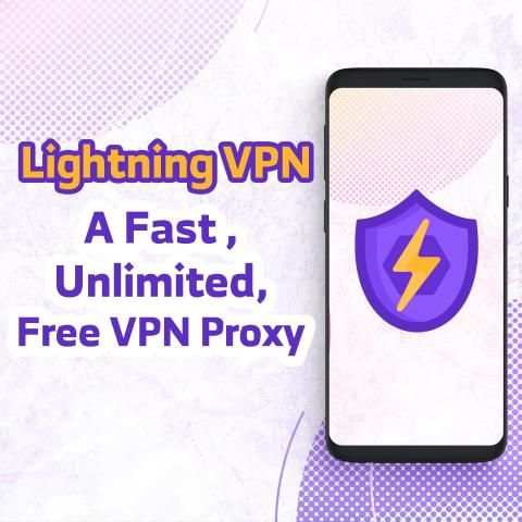 Lightning VPN - A Fast , Unlimited, Free VPN Proxy screenshot 1