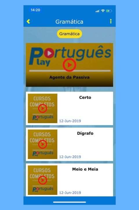 Curso Português Play 3 تصوير الشاشة