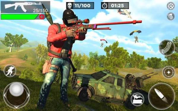 Fps Battleground Cover Fire Frontline Shooter Game स्क्रीनशॉट 8