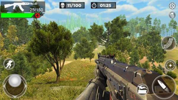 Fps Battleground Cover Fire Frontline Shooter Game स्क्रीनशॉट 9