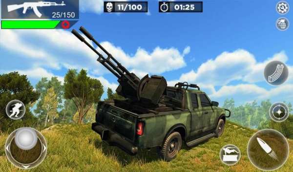 Fps Battleground Cover Fire Frontline Shooter Game स्क्रीनशॉट 2