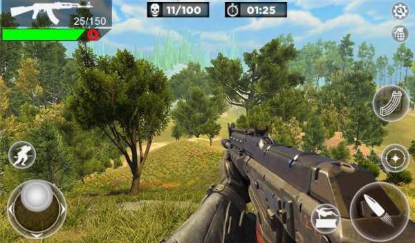 Fps Battleground Cover Fire Frontline Shooter Game स्क्रीनशॉट 1