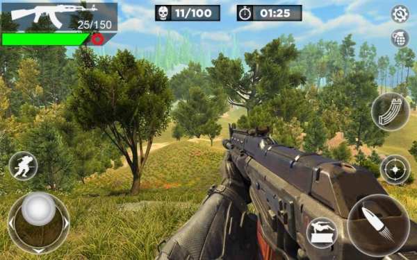 Fps Battleground Cover Fire Frontline Shooter Game स्क्रीनशॉट 5