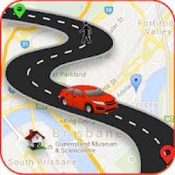 ikon GPS Maps live Navigation &amp; Waze Route Finder