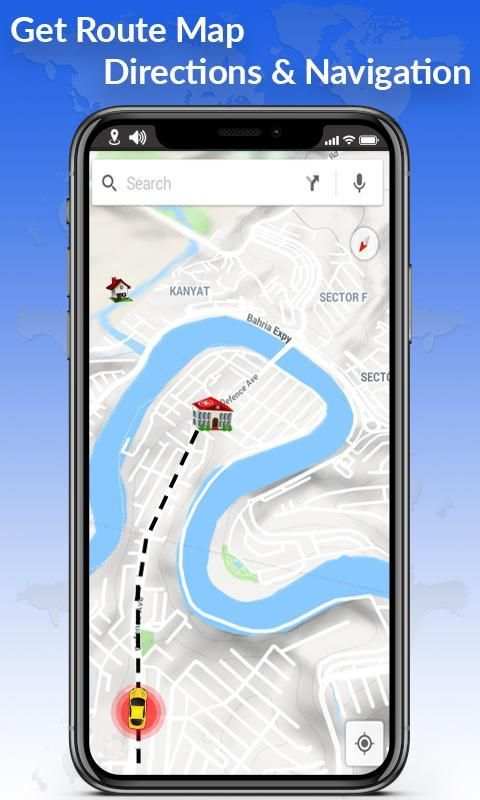 GPS Maps live Navigation & Waze Route Finder screenshot 3