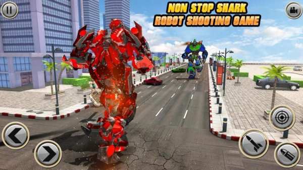 Angry Shark Robot Submarine Shooting Attack स्क्रीनशॉट 2