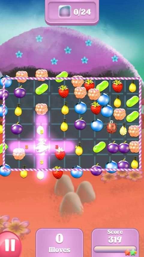 Candy Fruits - Free Delicious Android Game screenshot 1