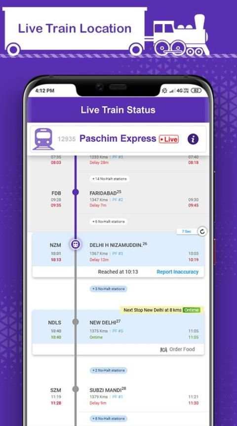 Where is my Train - Indian Railway Train Status स्क्रीनशॉट 3