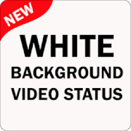 White Background Video Status आइकन