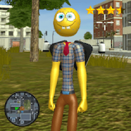 Stickman Sponge Jetpack Crime आइकन