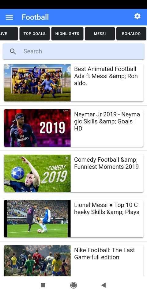 All Football videos screenshot 1