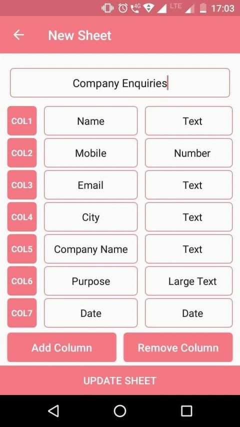 G Sheets : Easy Google Sheets Management скриншот 2