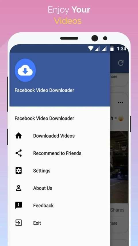 Facebook Video Downloader - Easily Download Videos screenshot 1