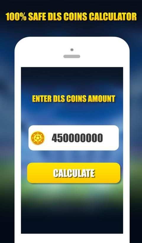 DLS Free Coins Calculator For Dream League Soccer screenshot 4