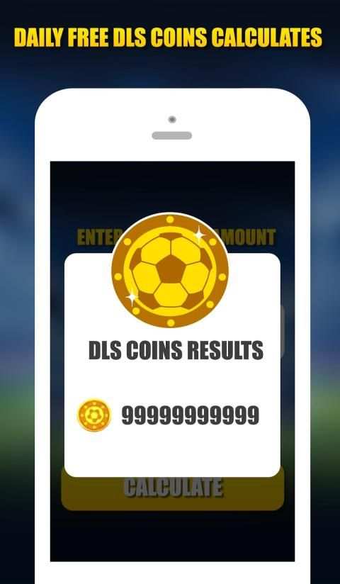 DLS Free Coins Calculator For Dream League Soccer screenshot 5