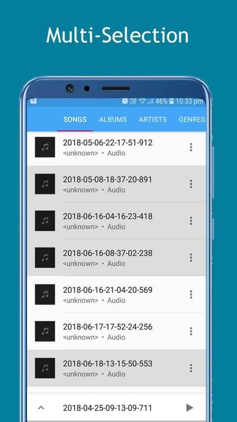 Music Player - Audio Player स्क्रीनशॉट 2