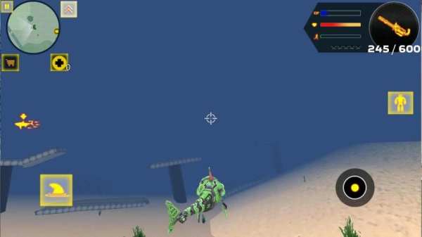 Robot Shark Attack: Transform Robot Shark Games स्क्रीनशॉट 1