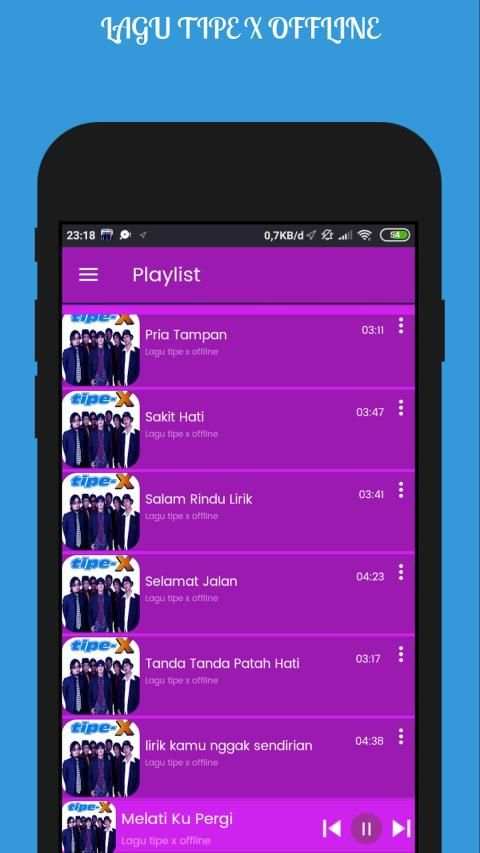 Lagu Tipe X Mp3 Offline screenshot 2